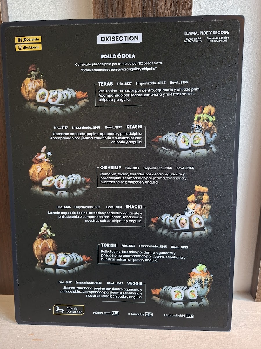 Moshi Bolas de Arroz Menu - Image 1